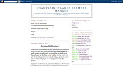 Desktop Screenshot of champlainislandsfarmersmarket.blogspot.com