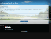 Tablet Screenshot of onlinenewtamilmovies.blogspot.com