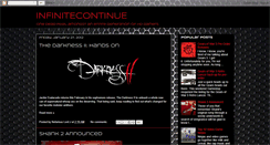 Desktop Screenshot of infinitecontinue.blogspot.com