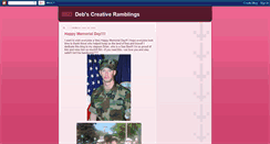 Desktop Screenshot of debscreativerambling.blogspot.com