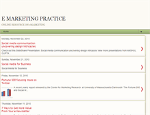 Tablet Screenshot of emarketingpractice.blogspot.com