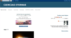 Desktop Screenshot of cienciaseternas.blogspot.com