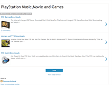 Tablet Screenshot of playstation-musicmovieandgame.blogspot.com