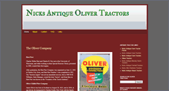 Desktop Screenshot of antiqueolivertractors.blogspot.com