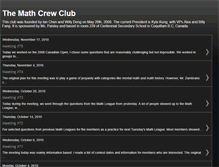 Tablet Screenshot of mathcrew.blogspot.com