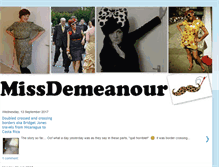 Tablet Screenshot of missdemeanourisonthemake.blogspot.com