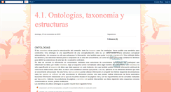 Desktop Screenshot of ontologiasytaxionomias.blogspot.com