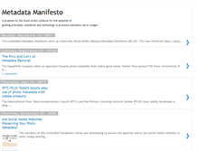 Tablet Screenshot of metadatamanifesto.blogspot.com