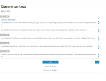 Tablet Screenshot of commeuntrou.blogspot.com
