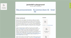 Desktop Screenshot of jackofallsplayground.blogspot.com
