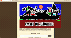 Desktop Screenshot of cavalodojoaozinho.blogspot.com