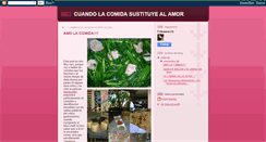 Desktop Screenshot of cuandolacomidasustituye.blogspot.com