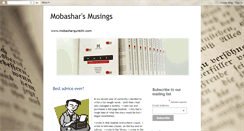 Desktop Screenshot of mobasharqureshi.blogspot.com