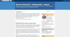 Desktop Screenshot of marianuniversityindianapolis-alumni.blogspot.com
