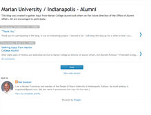 Tablet Screenshot of marianuniversityindianapolis-alumni.blogspot.com