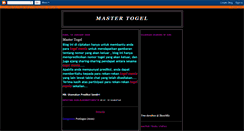 Desktop Screenshot of mastertogel.blogspot.com