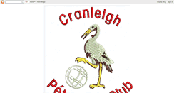 Desktop Screenshot of cranleighpetanqueclub.blogspot.com