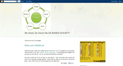 Desktop Screenshot of begooddogoodsociety.blogspot.com