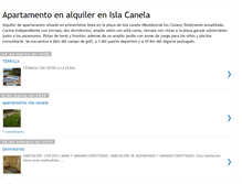 Tablet Screenshot of apartamento-islacanela.blogspot.com