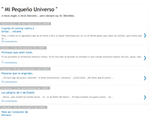 Tablet Screenshot of pequeuniverso.blogspot.com
