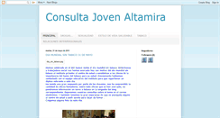 Desktop Screenshot of consultajovenaltamira.blogspot.com