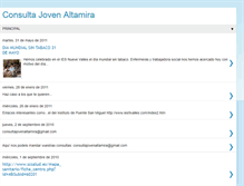 Tablet Screenshot of consultajovenaltamira.blogspot.com