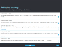 Tablet Screenshot of philippinelawblog.blogspot.com