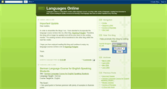 Desktop Screenshot of languagesonline.blogspot.com