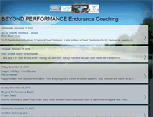 Tablet Screenshot of beyondperformance.blogspot.com