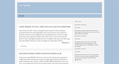 Desktop Screenshot of cara-ngeblog.blogspot.com