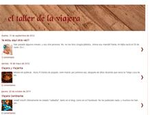 Tablet Screenshot of eltallerdelaviajera.blogspot.com