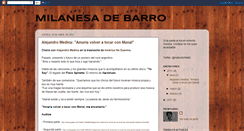 Desktop Screenshot of milanesadebarro.blogspot.com