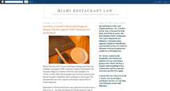 Desktop Screenshot of miamirestaurantlaw.blogspot.com