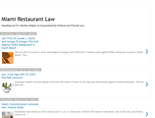 Tablet Screenshot of miamirestaurantlaw.blogspot.com