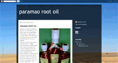 Desktop Screenshot of paramao-root-oil.blogspot.com