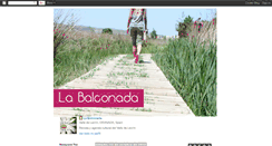 Desktop Screenshot of labalconadarevista.blogspot.com