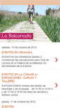 Mobile Screenshot of labalconadarevista.blogspot.com