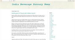 Desktop Screenshot of indiafoodbeverage.blogspot.com