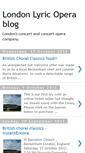 Mobile Screenshot of londonlyricopera.blogspot.com
