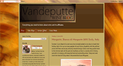 Desktop Screenshot of hansvandeputtewineblog.blogspot.com