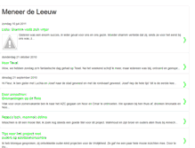 Tablet Screenshot of meneerdeleeuw.blogspot.com