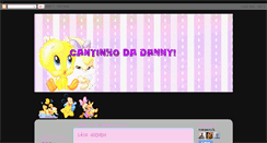 Desktop Screenshot of cantinho-danny.blogspot.com