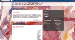 Desktop Screenshot of chiapasandgastronomy.blogspot.com