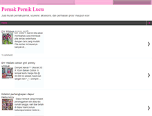 Tablet Screenshot of pernakpernik-lucu.blogspot.com