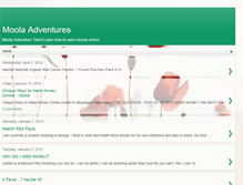 Tablet Screenshot of moola-adventures.blogspot.com