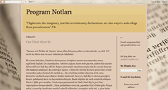 Desktop Screenshot of programnotlari.blogspot.com