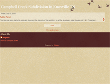 Tablet Screenshot of campbellcreekknoxville.blogspot.com