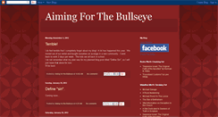 Desktop Screenshot of aimingforthebullseye.blogspot.com