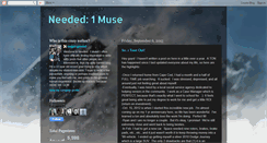 Desktop Screenshot of needed1muse.blogspot.com