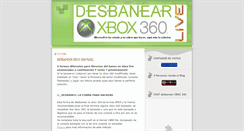 Desktop Screenshot of desbanearxbox360.blogspot.com